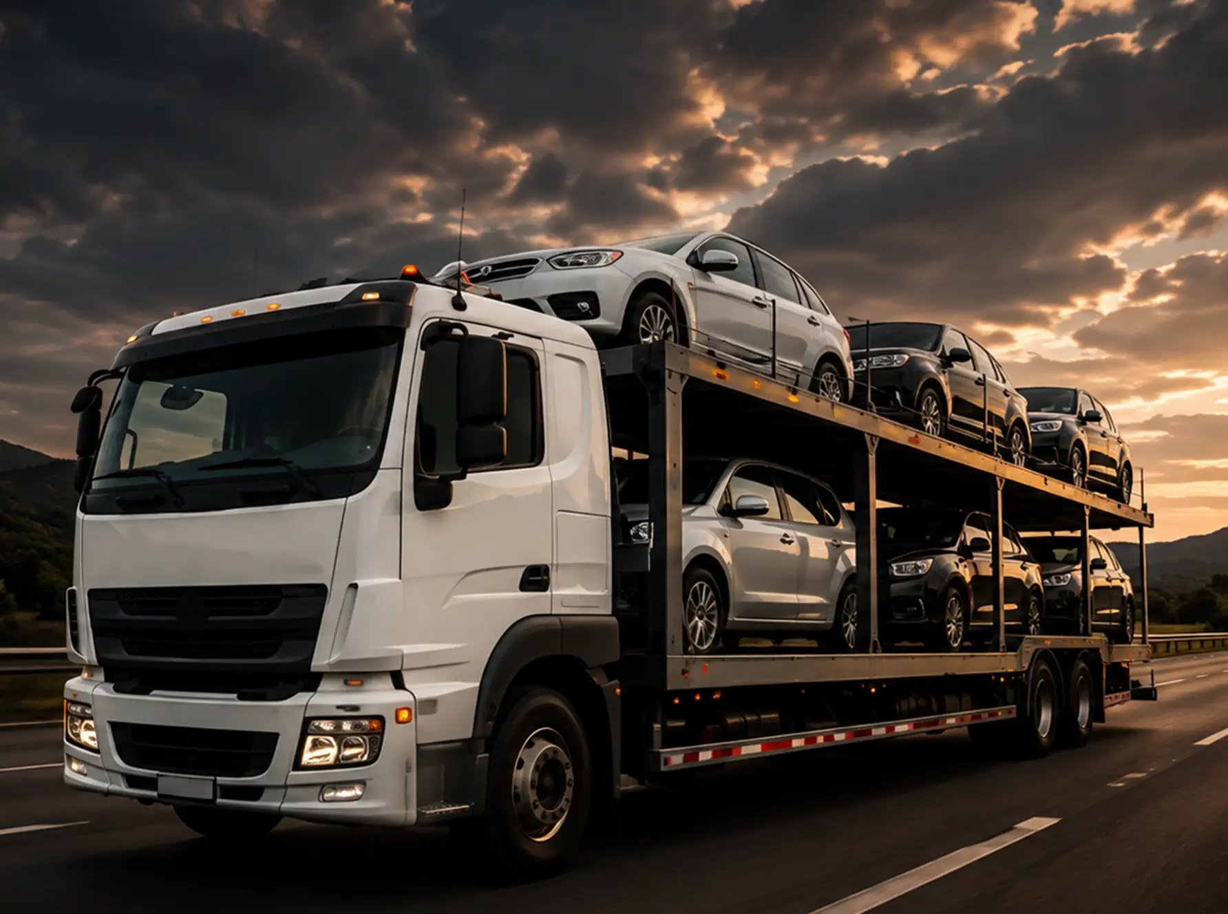 Transporte com cegonha